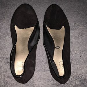 Black womens flats